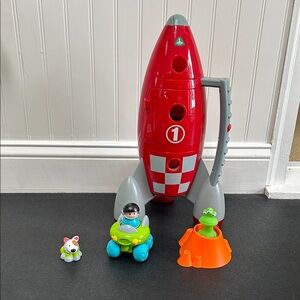 Red Rocket Playset with Figures